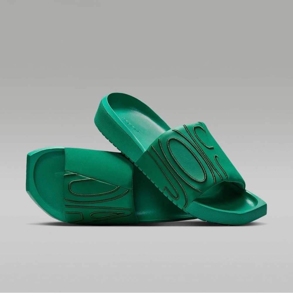 Jordan Nola Slide in White and Black